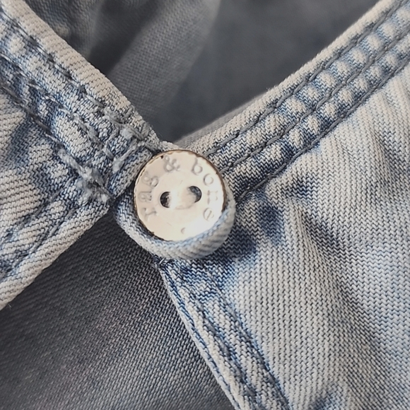 NWT Rag & Bone Jean Mojave Chambray Romper, sz S - Picture 5 of 13